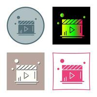 Video Player Vector Icon