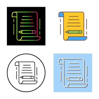 Write Vector Icon