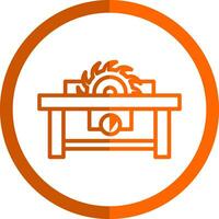 Table saw Vector Icon Design