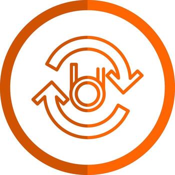 Refresh cable Vector Icon Design