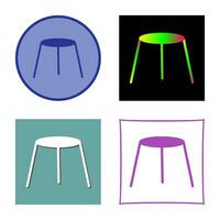 Unique Stool Vector Icon