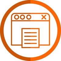 Web Browser Vector Icon Design