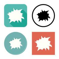 Unique Explosion Vector Icon