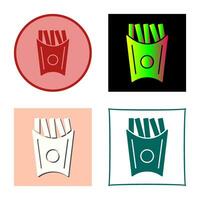 Unique French Fries Vector Icon