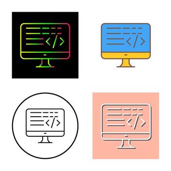 Coding Vector Icon