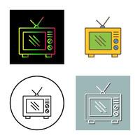 Old TV Vector Icon