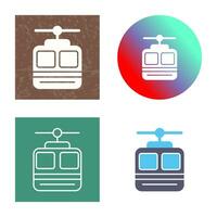 Cable car Vector Icon