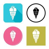 icono de vector de helado