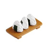 onigiri 3d ícone png