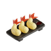 tempura 3d icono png