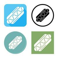 icono de vector de hotdog