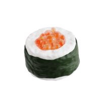 Saumon des œufs 3d icône png