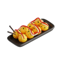 takoyaki 3d icoon png