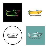 Speed Boat Vector Icon