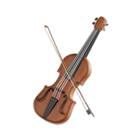 violín 3d icono png