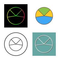 Pie Chart Analysis Vector Icon