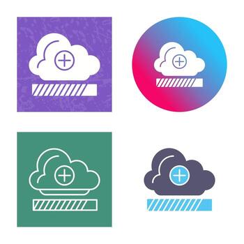 icono de vector de carga