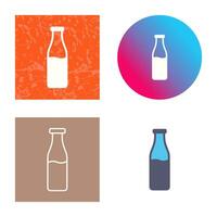 Milk Bottle Vector Icon