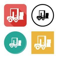 Forklifter Vector Icon