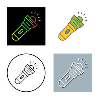 Flashlight Vector Icon