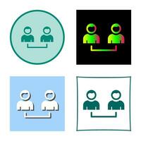 Connected Users Vector Icon