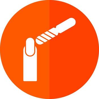 uña buffer vector icono diseño