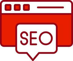 icono de vector de seo