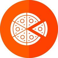 Margherita Pizza Vector Icon Design