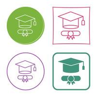 Graduation Hat Vector Icon