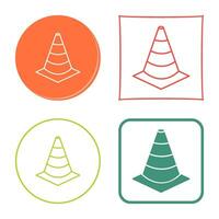 Unique Cone Vector Icon