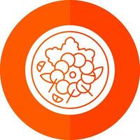Quinoa Salad Vector Icon Design