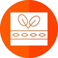 Spinach Lasagna Vector Icon Design