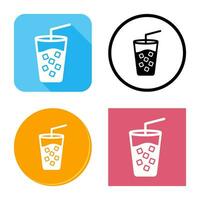 Cold Drink Vector Icon