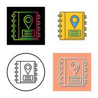 Address Book Vector Icon