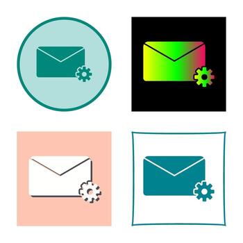 Message Settings Vector Icon