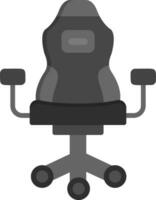 icono de vector de silla de juego