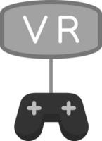 vr juego vector icono