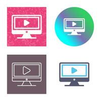 Video Lesson Vector Icon