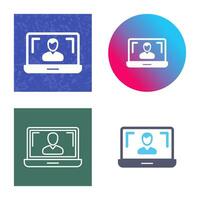Online Lesson Vector Icon