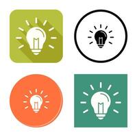 Light Bulb Vector Icon