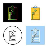 Medical Record Vector Icon