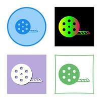 Unique Film Reel Vector Icon