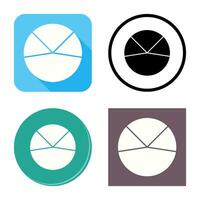 Pie Chart Analysis Vector Icon