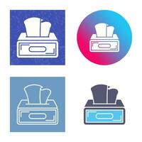 Tissue Box Vector Icon