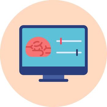 icono de vector de computadora