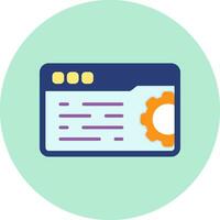 Web Settings Vector Icon