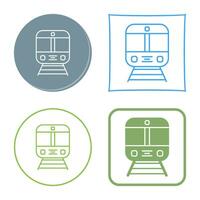 icono de vector de tren