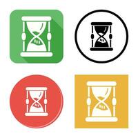 icono de vector de reloj de arena