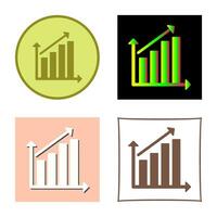 Rising Statistics Vector Icon