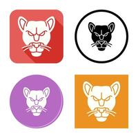 Black Panther Vector Icon